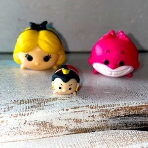 DISNEY Alice in wonder Land Tsum Tsum Vinyl Figures Set